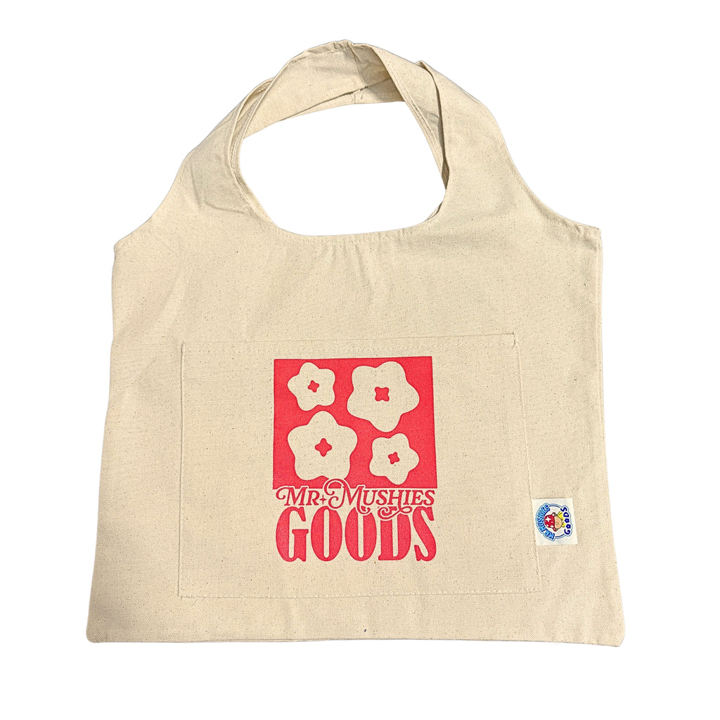 Give Flower Tote Beige