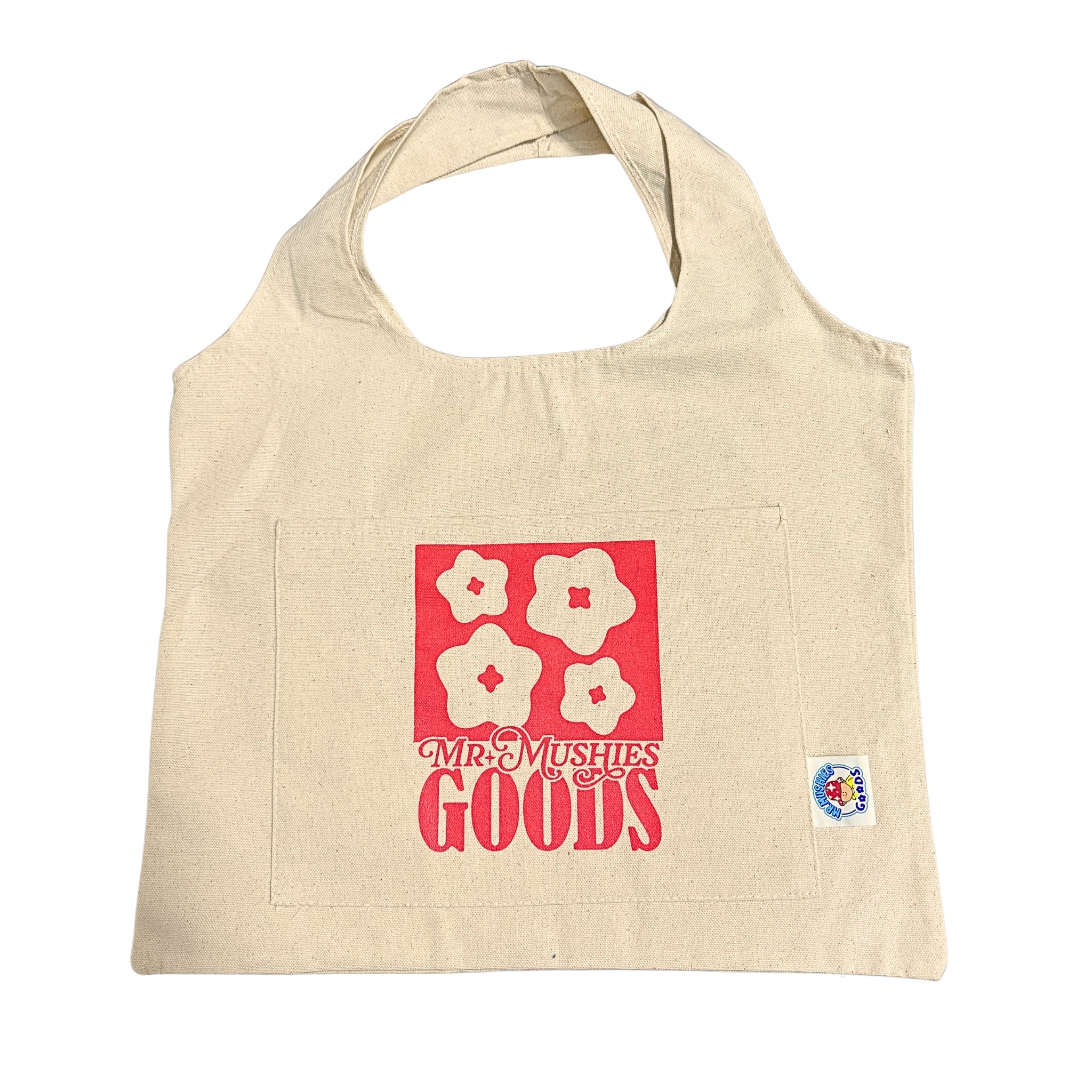 Give Flower Tote Beige