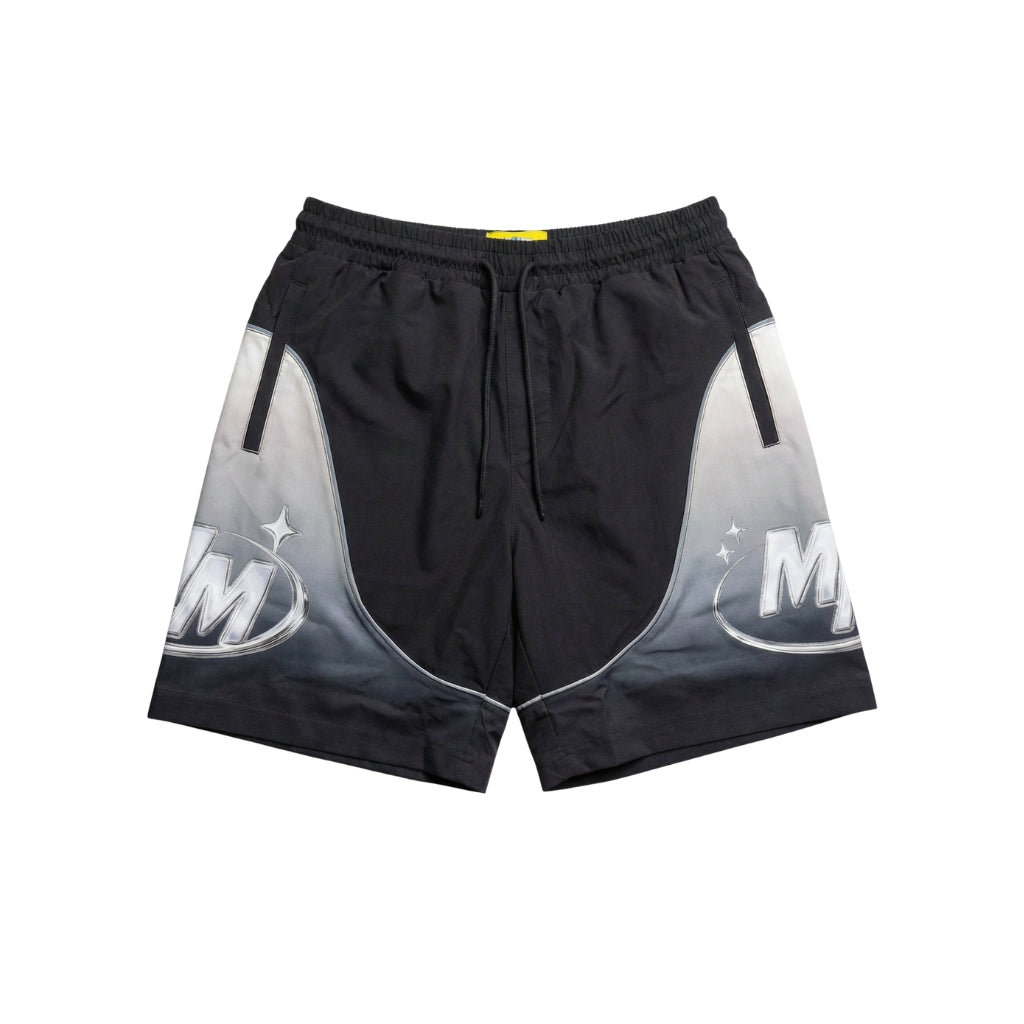 SIGNATURE NYLON SHORTS BLACK