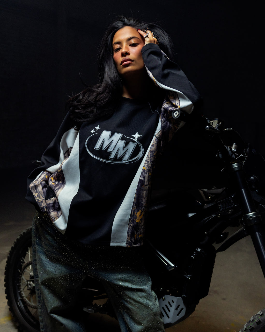 BDU MOTO JERSEY BLACK